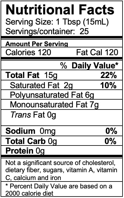 TOASTED SESAME OIL