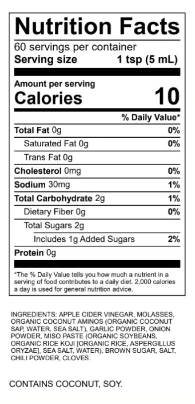 VEGAN WORCESTERSHIRE SAUCE